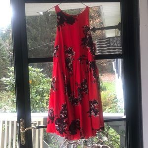 ♥️ FREE PEOPLE Red Dress, Size 10